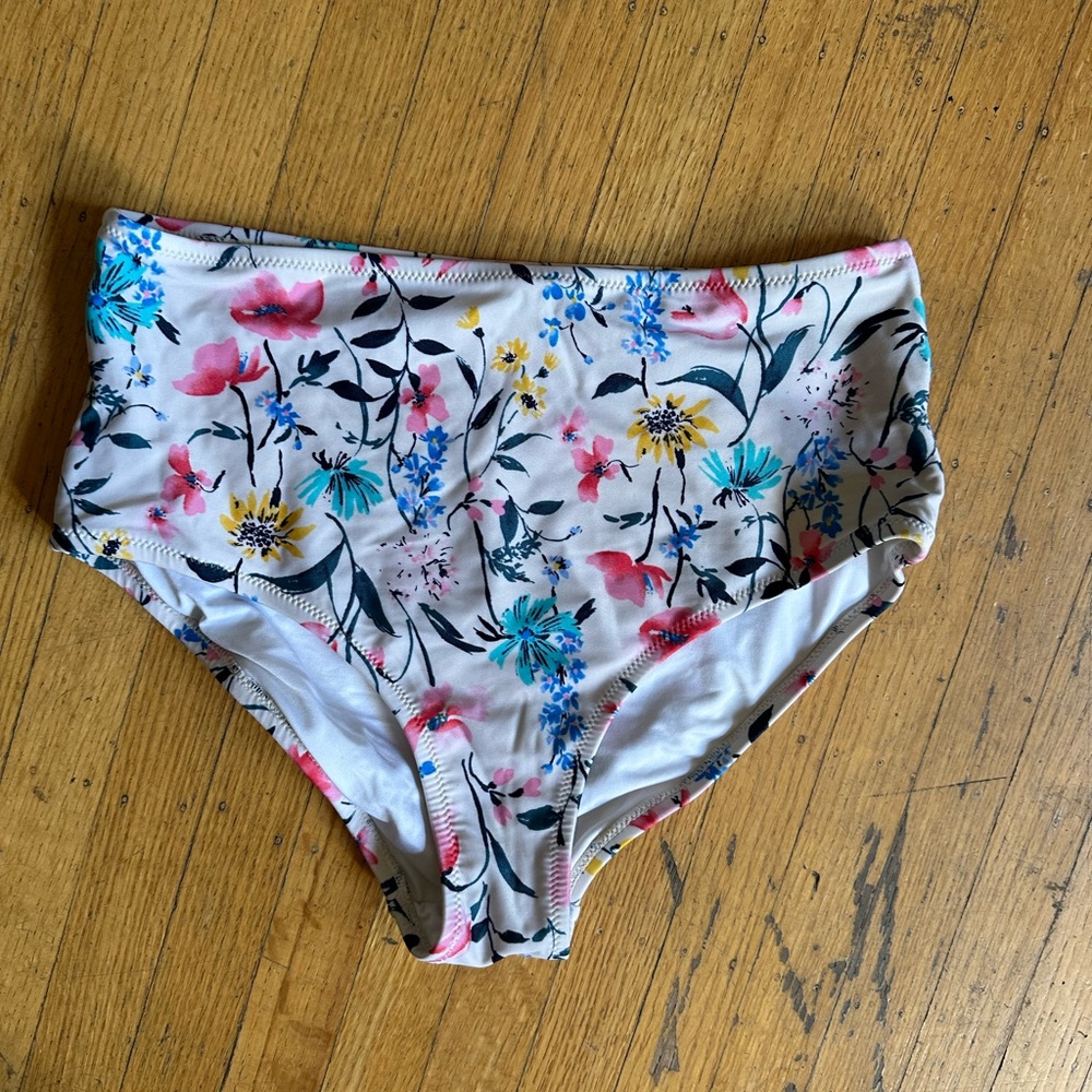 Old Navy Floral Bikini Bottom - Multicolor